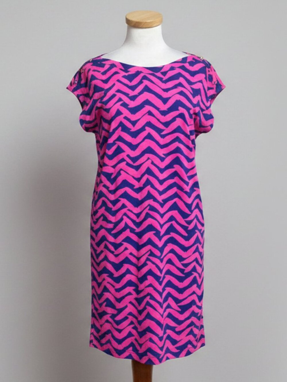 Lilly Pulitzer neon pink/purple knit Robyn dress, Size S